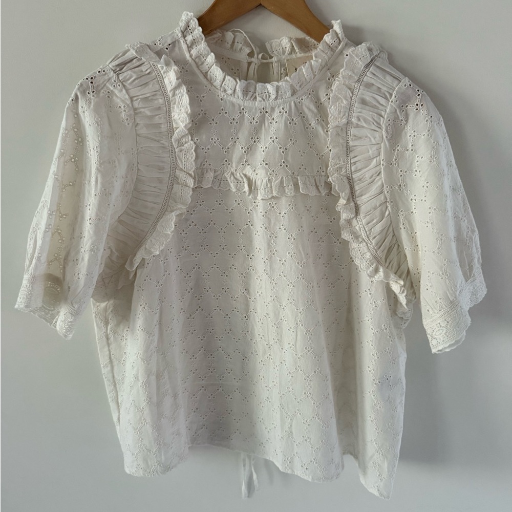 Sezane Thio Tie-back Blouse